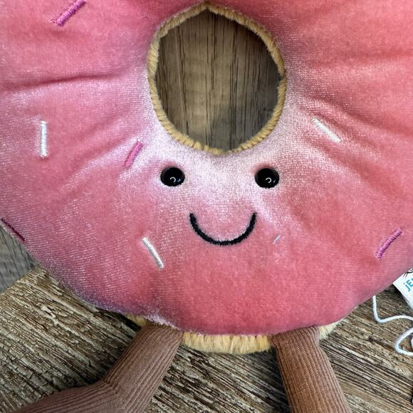 Jellycat Amuseables Doughnut Jellycat Donut FAST SHIP Jellycat Christmas NeW - Picture 3 of 8